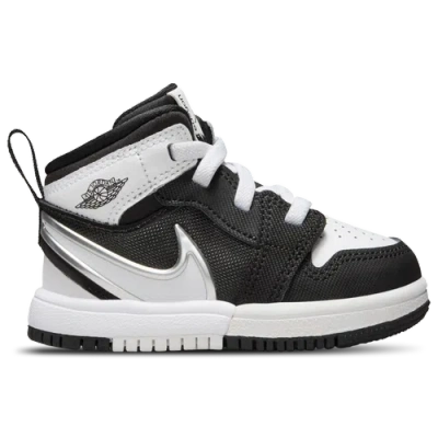 Jordan Kids' Boys   Aj 1 Easyon Mid In White/black