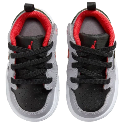 Jordan Kids' Boys   Aj 1 Low Alt In Cement Gray/black/fire Red