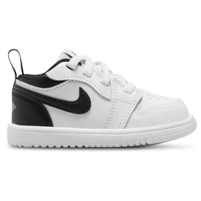 Jordan Boys   Aj 1 Low In White/white/black