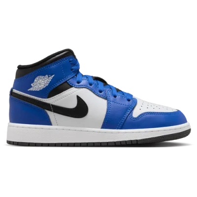 Jordan Kids' Boys   Aj 1 Mid In Black/blue/white