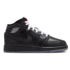 Jordan Boys   Aj 1 Mid In Black/white/silver
