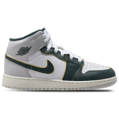 Jordan Kids' Boys  Aj 1 Mid Se In White/green
