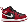 Jordan Boys  Aj 1 Mid In White/black/red