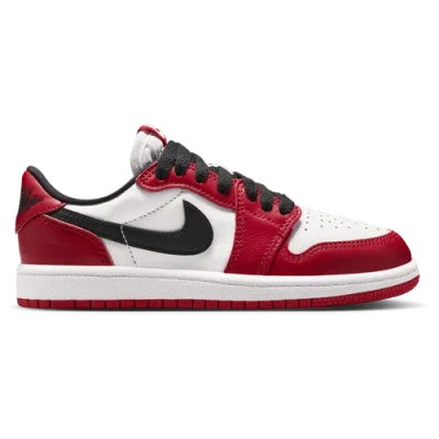 Jordan Kids'  Aj 1 Retro Low Og In Summit White/black/varisty Red