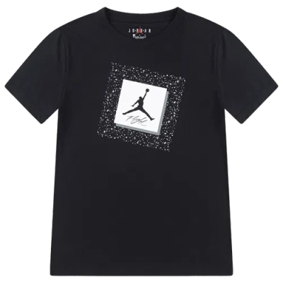 Jordan Kids' Boys   Aj 4 Frame Up Short Sleeve T-shirt In Black/white