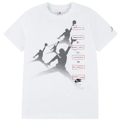Jordan Kids' Boys   Aj 5 Jumpman Reflect T-shirt In White/grey