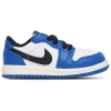 Jordan Boys   Aj1 Retro Low Og In White/black/blue