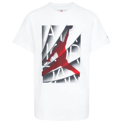 Jordan Boys   Aj12 Stealth Mode Short Sleeve T-shirt In White