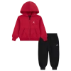 Jordan Boys Infant   Brooklyn Fleece Full-zip Hoodie Set In Red