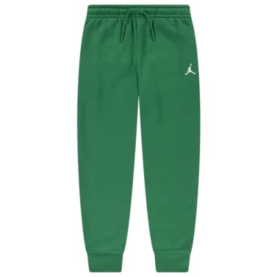 Jordan Kids' Boys   Brooklyn Fleece Pants In White/pine Green