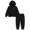 Jordan Boys   Brooklyn Fleece Pullover Set In Black