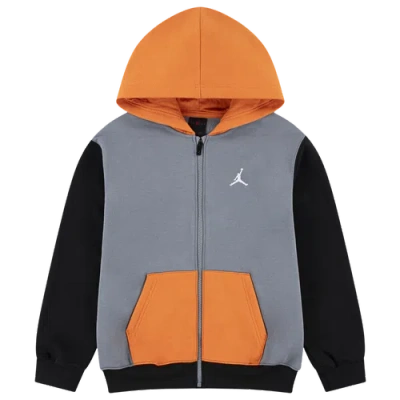 Jordan Kids' Boys   Brooklyn Full Zip Shattered Fleece In Blue