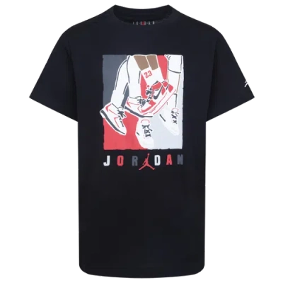 Jordan Boys   Courtyard Short Sleeve T-shirt In Black