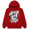Jordan Boys   Double Flight Graphic Hoodie In Red