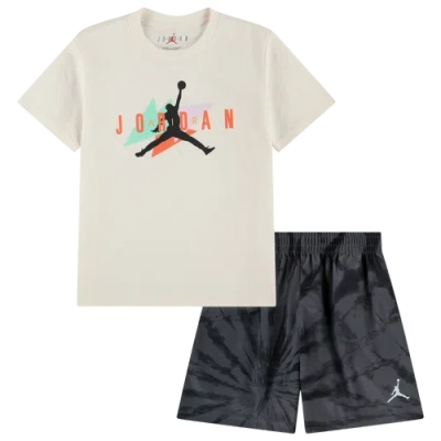 Jordan Kids' Boys   Festival Tie Dye Shorts Set In Neutral