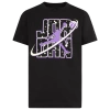 Jordan Boys   Flight Galaxy Glow Short Sleeve T-shirt In Black/purple