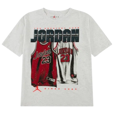 Jordan Boys' Home And Away Tee - Big Kid In Gray