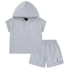 Jordan Little Boys Henley Hoodie & Shorts, 2 Piece Set