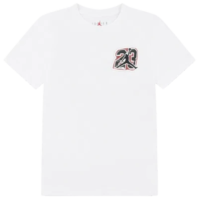 Jordan Kids' Boys   Jersey Collage Short Sleeve T-shirt In White