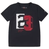 Jordan Big Boys 23 Short Sleeve Tee In Black/red