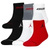 Jordan Boys   Jumpman 6 Pack Quarter Socks In Black/white/red