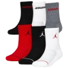 Jordan Boys   Legend Crew Socks 6-pack In Red/black/white