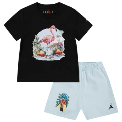JORDAN BOYS JORDAN JORDAN MJ FLIGHT ESSENTIALS SMR PACK SHORTS SET