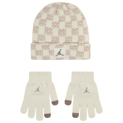 Jordan Kids' Boys   Monogram Beanie Set In Animal Print