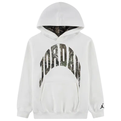 Jordan Kids' Boys   Mvp Realtree Arch Pullover Hoodie In White