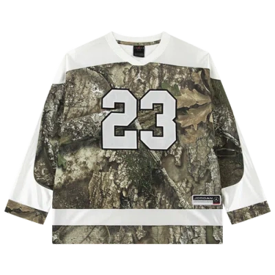 Jordan Kids' Boys   Mvp Realtree Hockey Jersey In Green