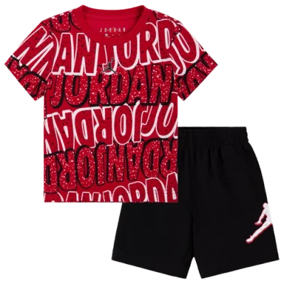 JORDAN BOYS JORDAN JORDAN PLAY AOP SHORTS SET
