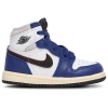 Jordan Boys   Retro 1 Hi Og Remastered In White/neutral Grey/deep Royal Blue