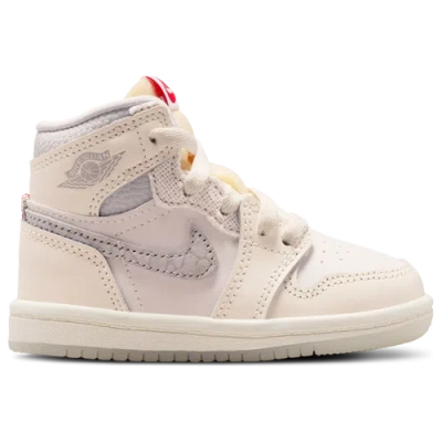 Jordan Kids' Boys  Retro 1 High In Pale Ivory/university Red/pale Ivory
