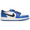 Jordan Boys   Retro 1 Low Og In White/blue/black