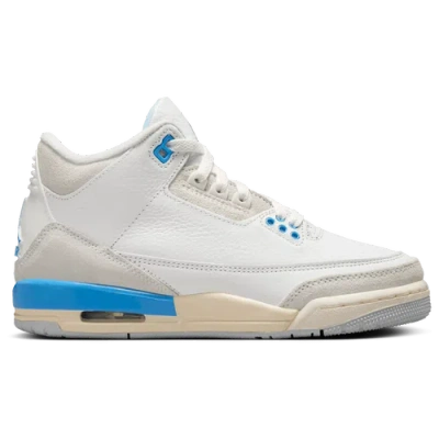 Jordan Kids' Boys   Retro 3 In Summit White/hydrogen Blue