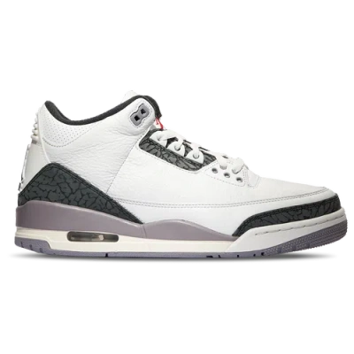 Jordan Kids' Boys   Retro 3 In White/red/grey