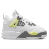 Jordan Boys  Air  4 Retro In White
