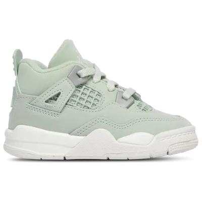 Jordan Kids' Boys   Retro 4 In Seafoam/sail/metallic Silver