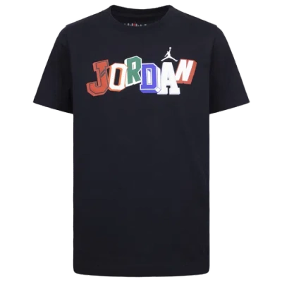Jordan Kids' Boys   Signature Short Sleeve T-shirt In Multi/black