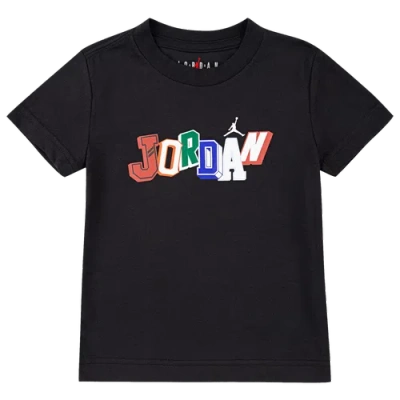 Jordan Kids' Boys   Signature Short Sleeve T-shirt In Black