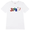 Jordan Kids' Boys   Signature Short Sleeve T-shirt In White/multi
