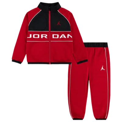 Jordan Kids' Boys   Wind Breaker Piping Set In Gym Red/black