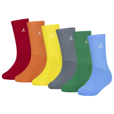 Jordan Kids' Boys  Legend Crew Socks 6-pack In Multi