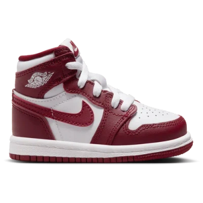 Jordan Kids' Boys  Retro 1 High Og Rmst In Team Red/white