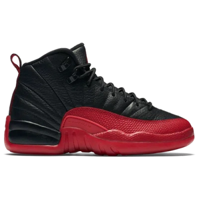 Jordan Kids' Boys  Retro 12 In Black/varsity Red