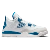 Jordan Kids' Air  4 "military Blue" Sneakers In Off White/military Blue/neutral Grey
