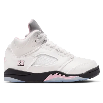 Jordan Kids' Boys  Retro 5 Og In White/soft Pink/black