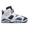 Jordan Boys  Retro 6 In White/navy/red