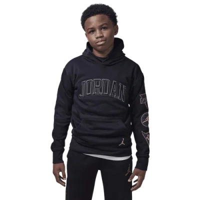 Jordan Kids' Boys   See Me Shine Pullover In Black/gold