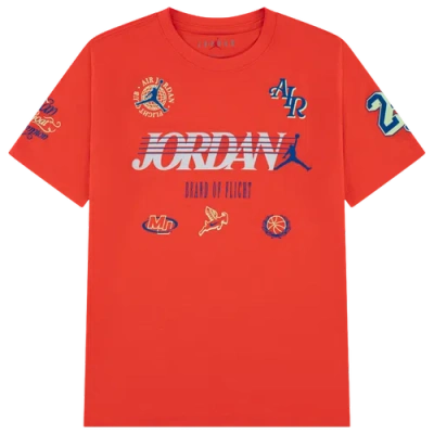 Jordan Kids' Boys  Sports Club Short Sleeve T-shirt In Orange